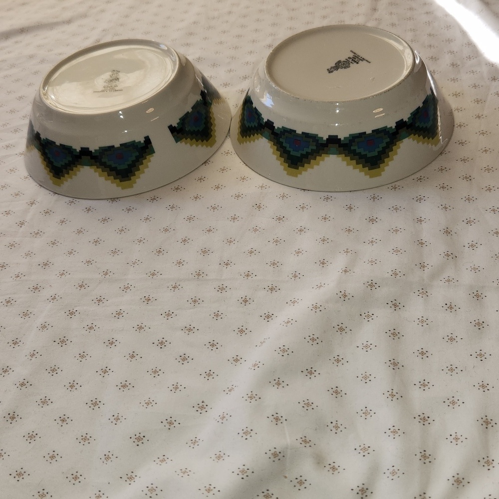 Royal Doulton NAVAJO 2 cereal bowls T.C. 1097 Southwest 6.1/4"
